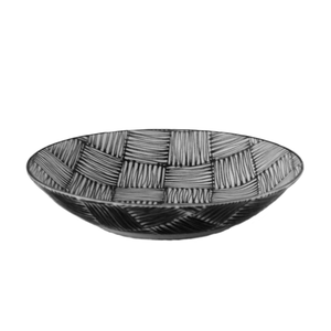 Komon dinner plate (Ichimatsu)