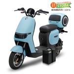 【向銓】JiLong 微型電動二輪車/電動自行車PEG-070/可愛馬 CHT-038 (16Ah鋰電池版/電動自行車)(珊瑚藍), , large