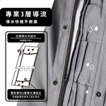 [TDN]丹寧導流前開雨衣速乾防水連身雨衣EU4500 加長型 岩灰, , large