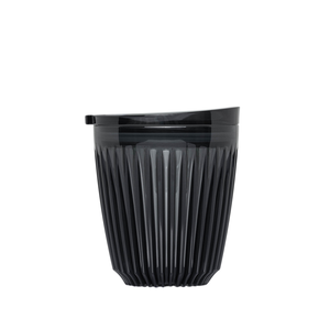 【Huskee】 Reusable Coffee Cup HuskeeRenew Tritan 8oz Amber (w/stopper lid) 