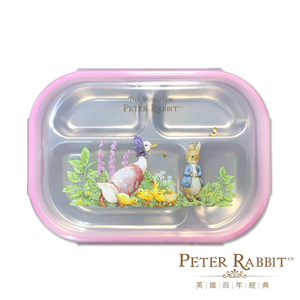 【世豐】Peter Rabbit 比得兔食品級 304 不鏽鋼四格保鮮盒