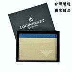 [LOGINHEART]蝠氣來_雲朵灰藍 全防護屏蔽感應卡夾  5卡層皆受屏蔽 防盜刷 防消磁 台灣製造獨家精品, , large