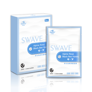 【五洲生醫】SWAVE水無痕野玫瑰黑蜂蜜黑面膜(5入)