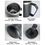 仙德曼316不鏽鋼紳士辦公杯-380ml-白色-1支, , large