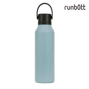 【runbott】Mii 輕量陶瓷保溫瓶600ml_冰晶藍莓_贈圓筒包裝盒