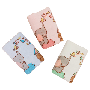 大象和熊童巾-27x56cm-3條入x4包