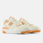 Kixpress-New Balance 女 復古鞋 經典 NB 550 休閒 B楦 膠底 簡約 穿搭 米 橘 [BBW550AJ], , large