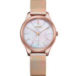 CITIZEN 星辰 亞洲限定 Hebe田馥甄廣告款 光動能時尚米蘭帶女錶-32mm EM0508-80Y, , large