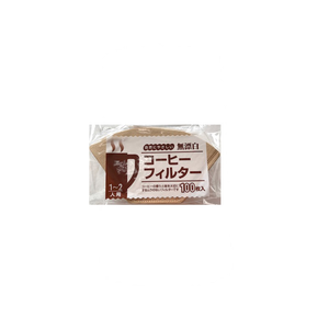 [日本製 扇形咖啡濾紙 1-2人100入] JA-P-010-101