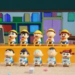 蠟筆小新-向日葵系列公仔, , large