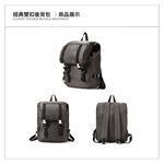 【YUN Select】Classic double buckle backpack, , large