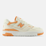 Kixpress-New Balance 女 復古鞋 經典 NB 550 休閒 B楦 膠底 簡約 穿搭 米 橘 [BBW550AJ], , large