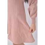 (S) 【依庭私服】yuanzi質感V領粉色洋裝二手衣, , large