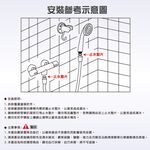 【雙手萬能】進氣含氧五功能SPA蓮蓬頭(花灑/淋浴頭), , large