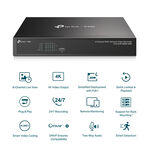 TP-LINK 昌運監視器組合 VIGI NVR1008H-8MP 8路主機+VIGI C340I 4MP網路攝影機*8, , large