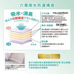 日本製【CERVIN】女用速吸安心防漏尿保潔內褲/失禁褲, , large