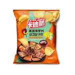 Wavy Potato Chips Korean Spicy BBQ, , large