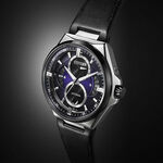 CITIZEN 星辰 鈦金屬 光動能三重日曆月相手錶-紫/42mm BU0066-11W, , large