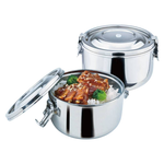 CLARE 可蕾爾 晶鑽316不鏽鋼防溢隔熱餐盒便當盒學生隔熱餐盒 14cm-Leidea樂德兒, , large