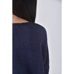 (F) m2 nani韓牌質感圓領藍色長袖上衣二手衣, , large