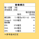 【三多士】專利高純度魚油軟膠囊60粒(4盒組), , large