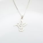【Angel & Me】愛 蜂鳥 (大) Hummingbird s925 純銀 項鍊 生日 情人節 禮物, , large