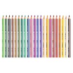 【德國天鵝STABILO】Trio thick 繽紛樂三角筆身油性色鉛筆 18色(92支入) ST203/92-1, , large