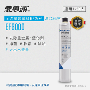 【愛惠浦】EF6000碳纖活性碳濾芯(DIY更換)