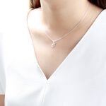 【Angel & Me】Cute penguin s925 sterling silver necklace Birthday gift, , large