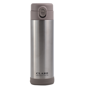 CLARE316不鏽鋼陶瓷彈跳保溫杯-500ml-不鏽鋼色-1支