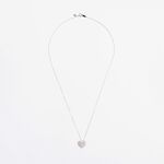 【18K真鑽項鍊】A'jane 18K白金 晨曦微光 愛心鑽石項鍊 A032503-004, , large