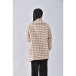 (L) 【房業涵私服】liz lisa格紋杏色外套二手衣, , large