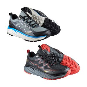 DIADORA迪亞多那 漫遊者戶外越野鞋 男運動鞋 男鞋 登山鞋 輕量 透氣 防潑水 緩衝 吸震 耐磨 防滑 灰 黑紅