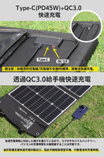 【MIRENEX】emirai EMRS120｜120W 太陽能充電板｜適用大部分儲能電站、手機、平板充電, , large