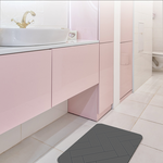 【Monster】 Soft Diatomaceous Earth Absorbent Mat – Slate Pattern Series (60x40cm) – Mineral Gray, , large