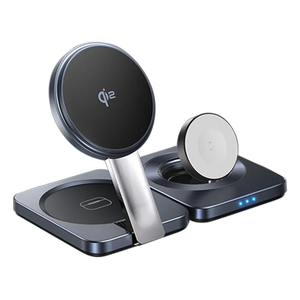 【LISEN】3-in-1 Foldable Wireless Charger 2E567 Black