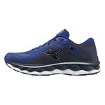 Mizuno Wave Sky 7 男 慢跑鞋 運動 路跑 一般型 緩震 透氣 耐磨 深藍 黑 [J1GC230254], , large