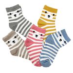 【BVD】熊熊1/2童襪<中灰13-16cm>B571 短襪 襪子, 中灰,13-16CM, large