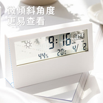 [Beautylife]Transparent electronic alarm clock /White, , large