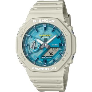 CASIO 卡西歐 G-SHOCK 海洋運動 防震八角雙顯電子錶 GA-2100AS-5A