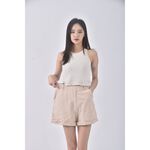 (M) i miss高腰寬鬆杏色短褲二手衣, , large