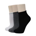 【BVD】1/2中性休閒襪<黑>B221 短襪 女襪, , large