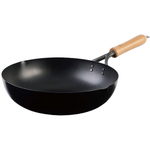 Huang - 30cm Iron Wok with Concave-convex Rock Pattern, , large