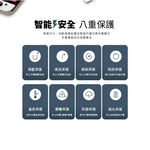 【MCK】3C1A極速100W GaN氮化鎵數顯四孔快充充電器, , large