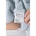 (F) niceioi質感開衫藍色外套二手衣, , large