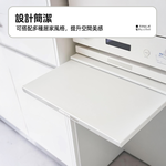 【上手家居】抽拉式微波爐架 白色(電器架/電鍋置物架/廚房電器架/電器置物架/電鍋架/烤箱架), , large