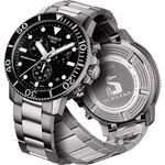 TISSOT 天梭 Seastar 1000 海洋之星300米潛水計時錶-黑x銀 T1204171105100, , large