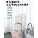 STYLE格調｜繽紛馬卡龍色系隙縫收納櫃(升級置物頂板)【WW-0181】收納櫃 隙縫櫃 廚房收納 衛浴收納【現貨供應】, , large