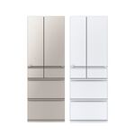 MITSUBISHI 三菱 543公升 一級 日本原裝 六門鏡面變頻電冰箱 MR-WZ54K 白/杏, , large