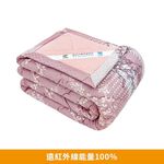 【卓瑩官方直營】奈米遠紅外線-能量紫+日本雪枝毯被-秋冬-5x7呎-各1入, , large